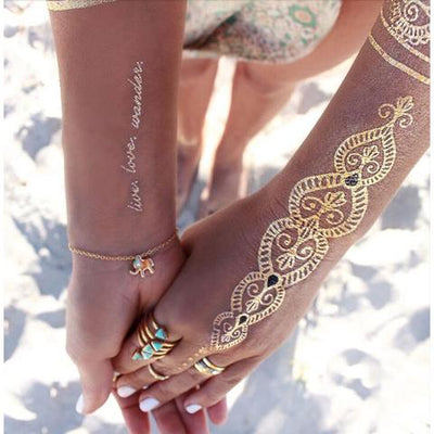 Temporary Tattoos im Sommertrend