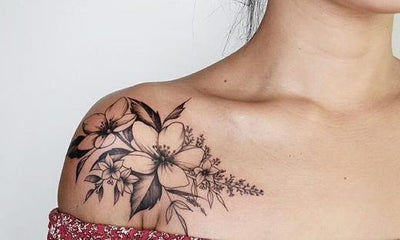 Unsere Ideen für vergängliche Tattoos inspiriert von Blumen im Jahr 2021