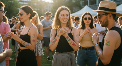 Temporäre Tattoos – der neue Verbündete für Marken und Events