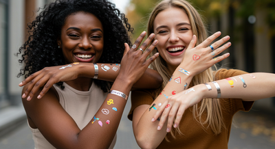 Temporäre Tattoos und Trends für den Herbst 2025 mit Tattoozar