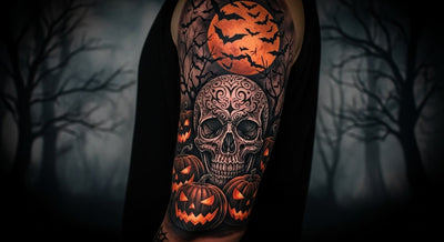 Halloween-Tattoos: Zwischen Geheimnis, Symbolik und Kreativität