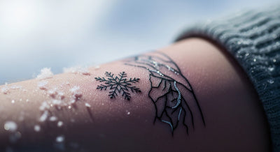 Temporäre Winter-Tattoos: 10 inspirierende Ideen für die kalte Jahreszeit