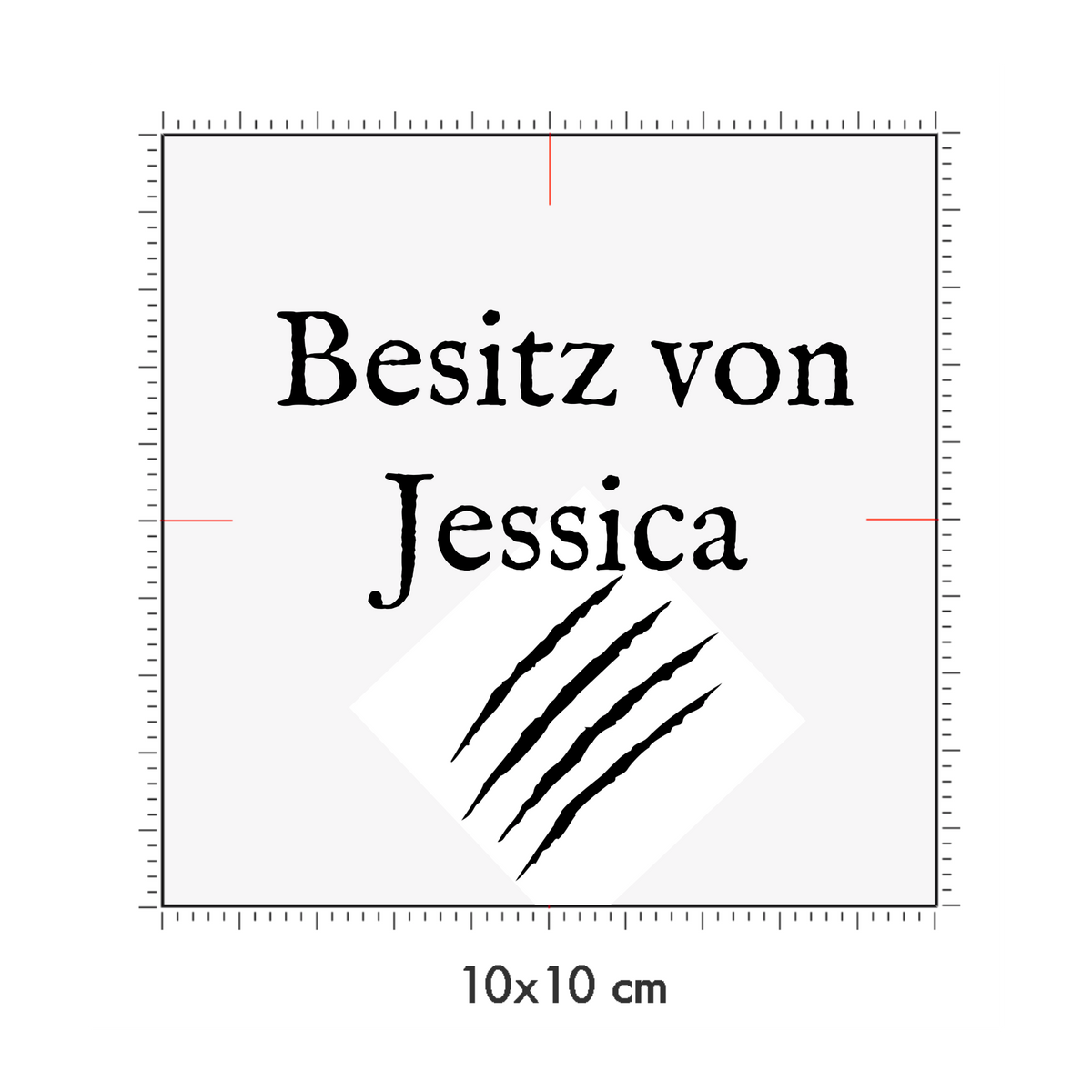 10 x 10 cm
