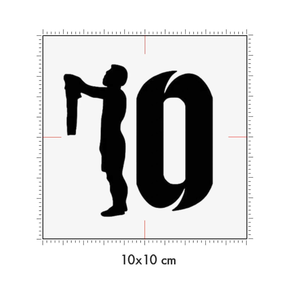10 x 10 cm