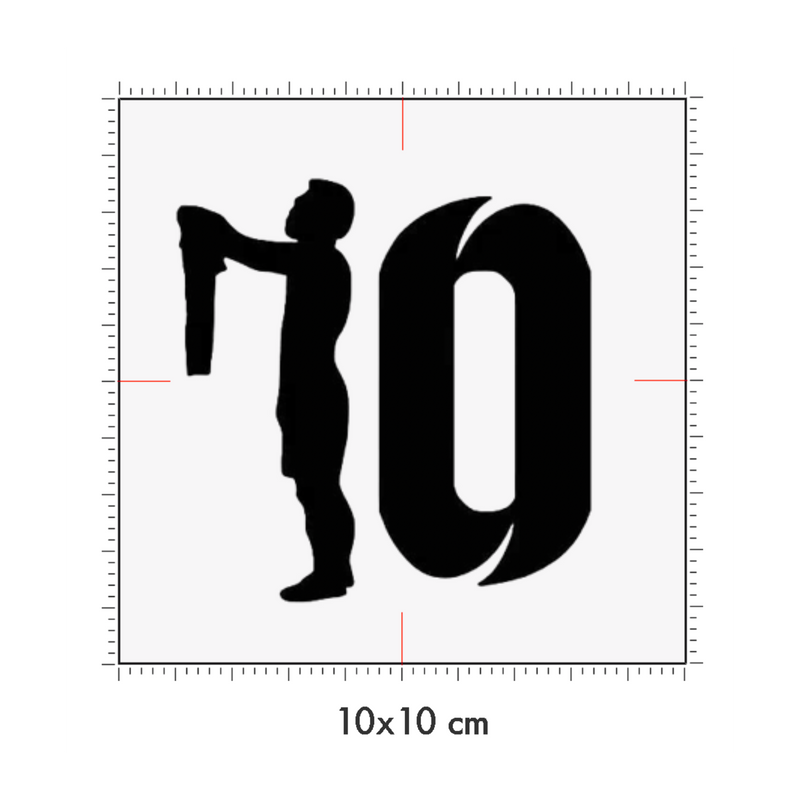 10 x 10 cm