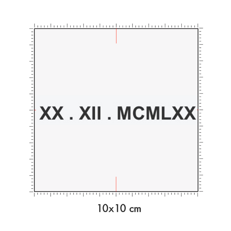 10 x 10 cm