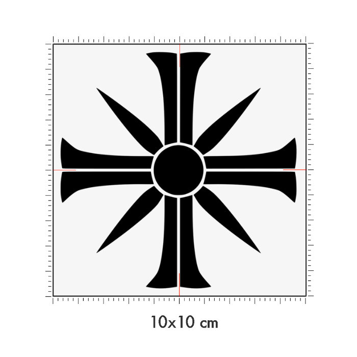 10 x 10 cm