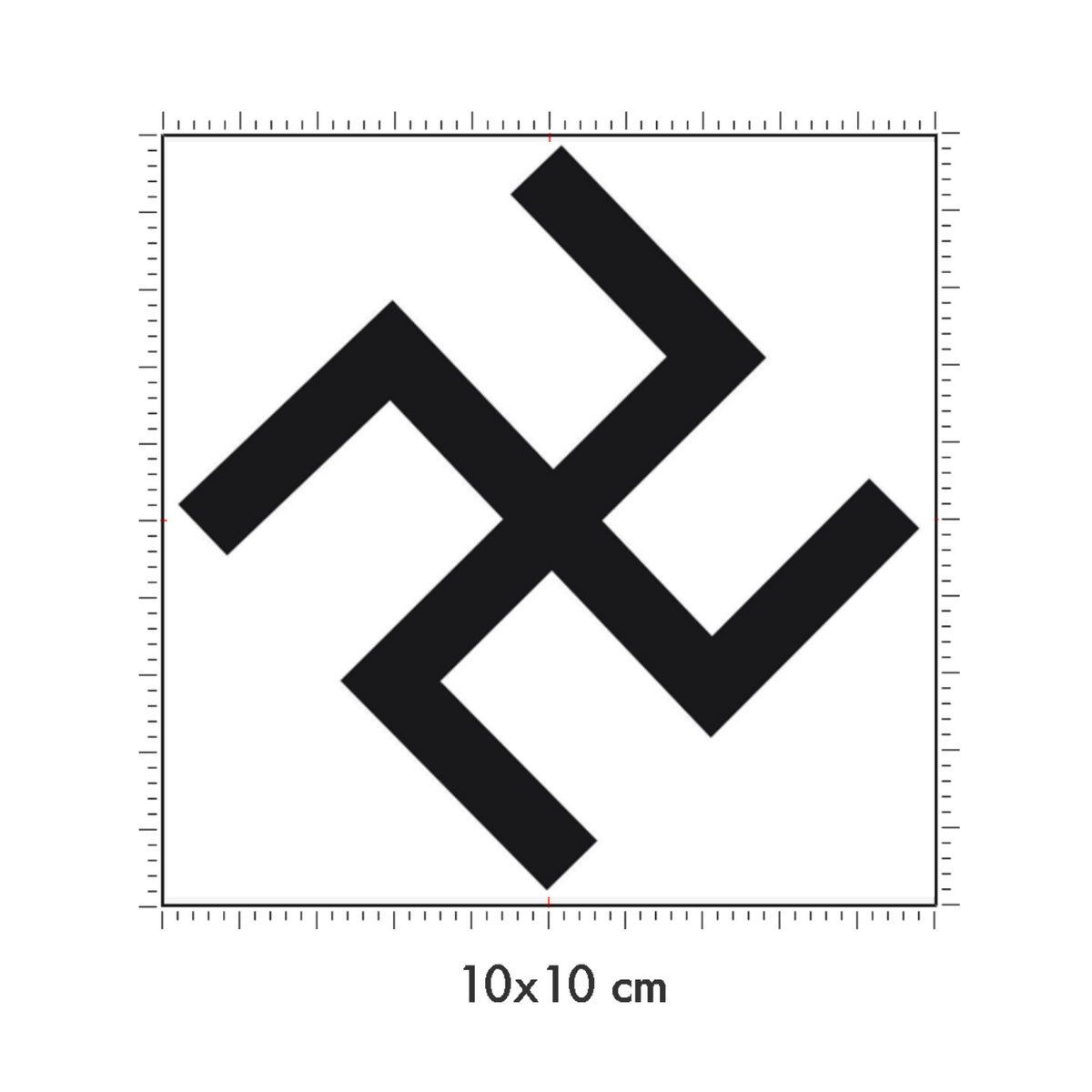 10 x 10 cm