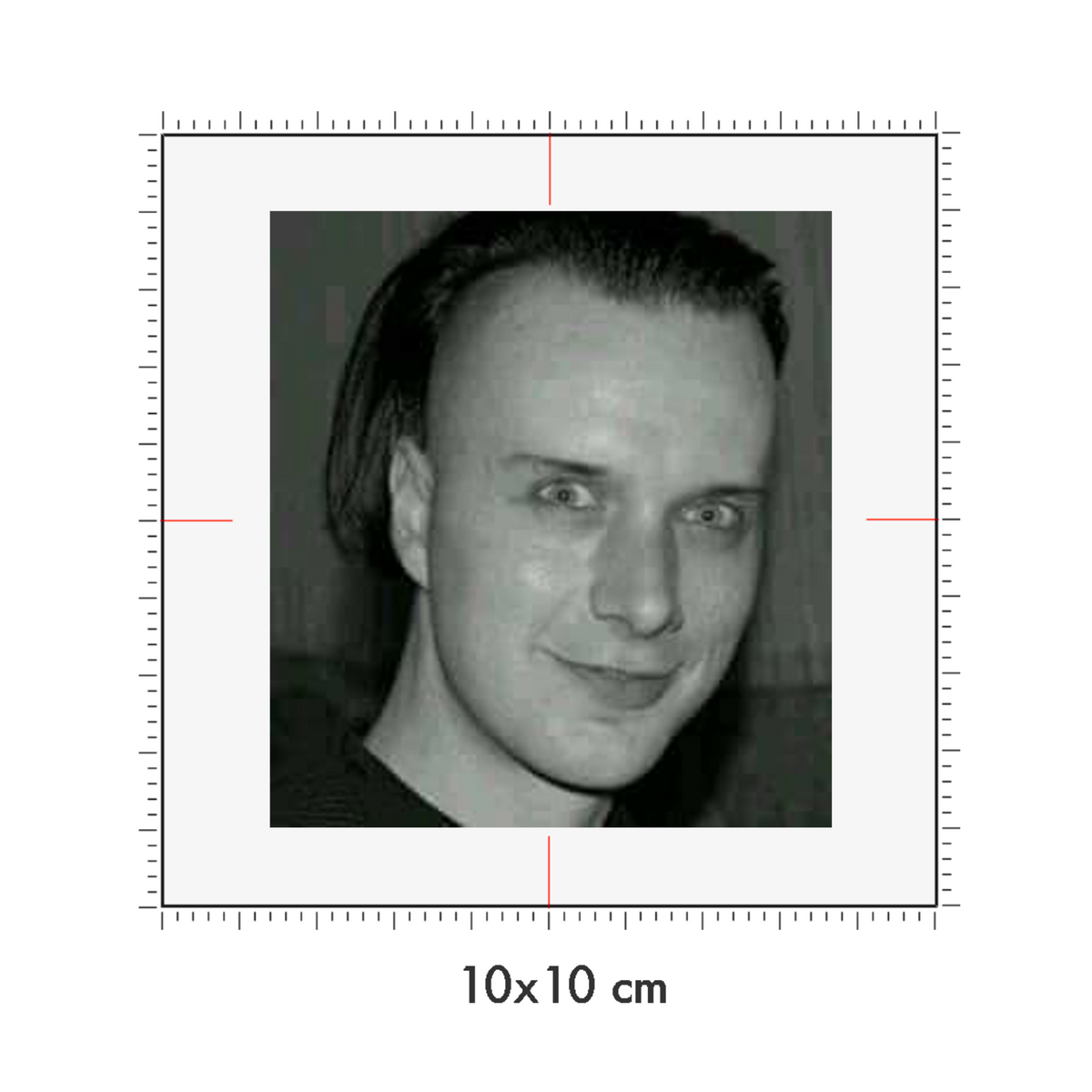 10 x 10 cm