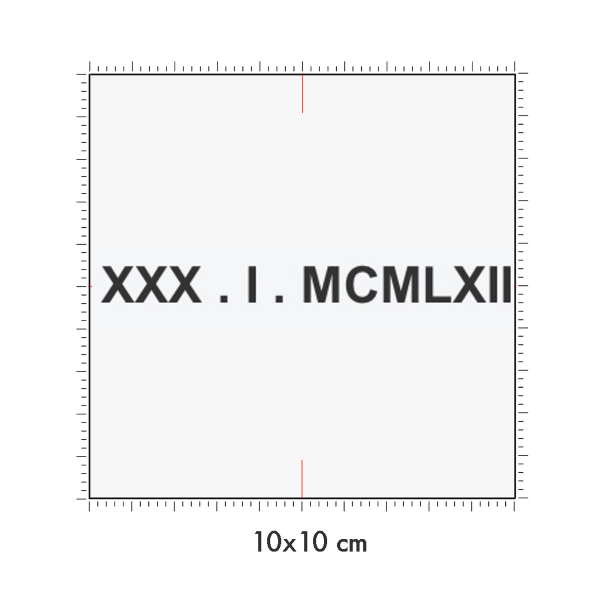 10 x 10 cm