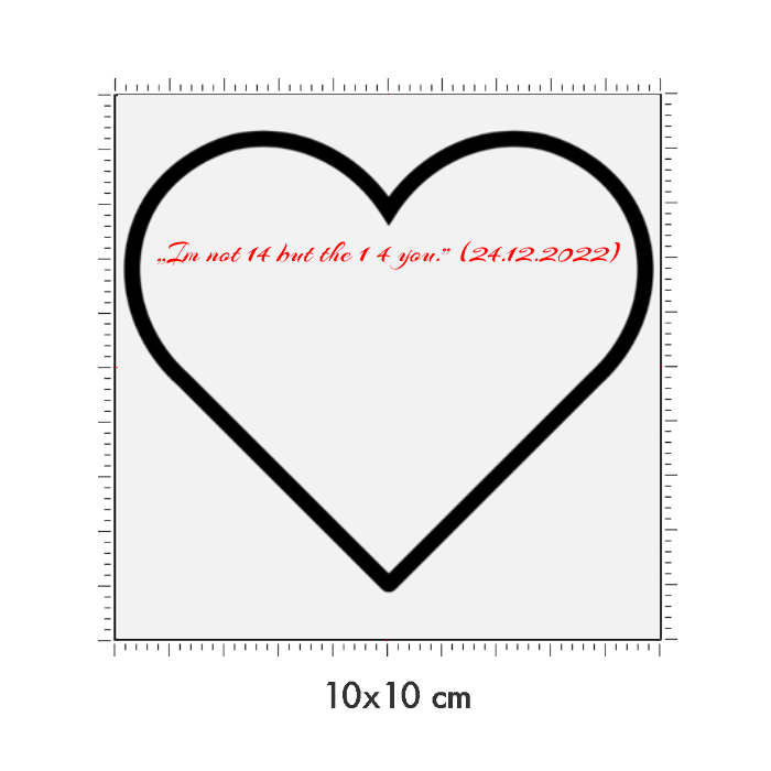 10 x 10 cm
