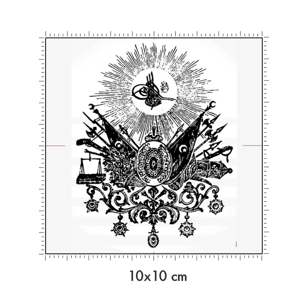 10 x 10 cm