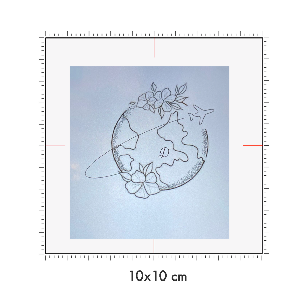 10 x 10 cm