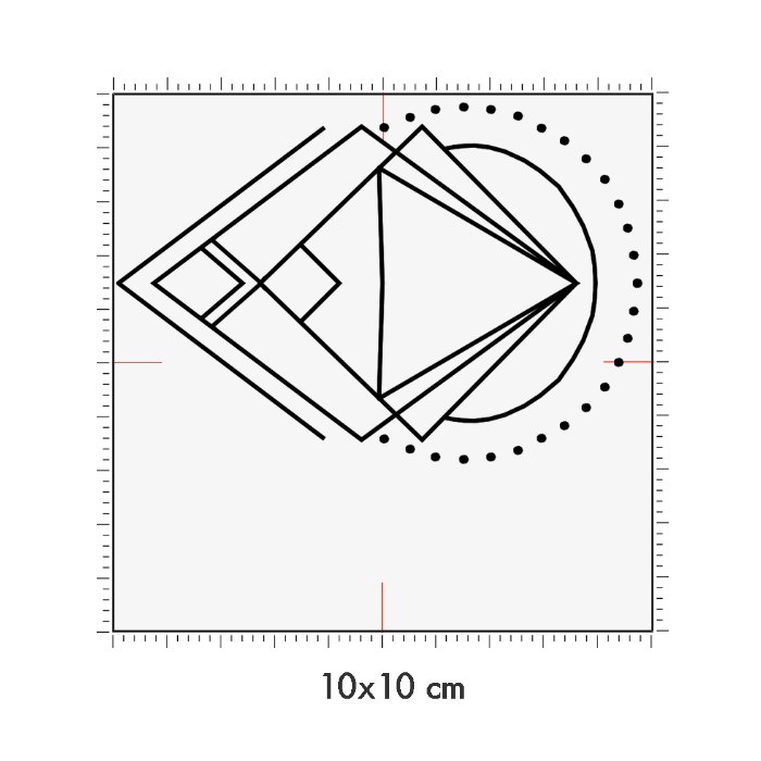 10 x 10 cm
