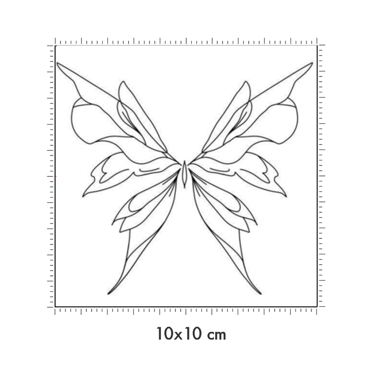 10 x 10 cm