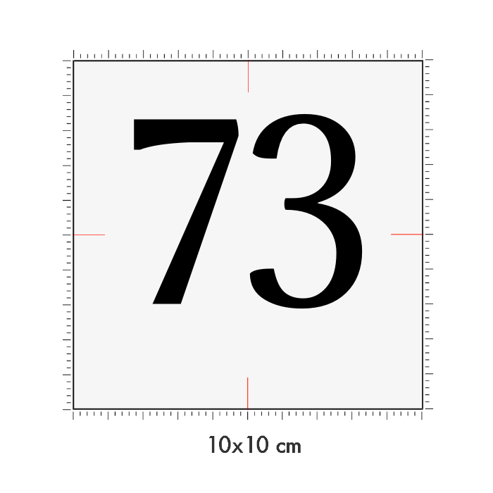 10 x 10 cm
