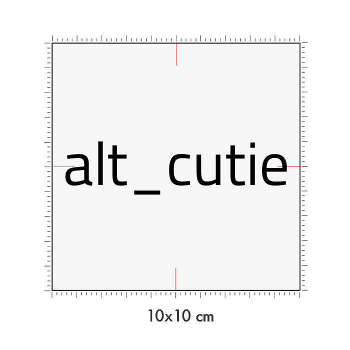 10 x 10 cm