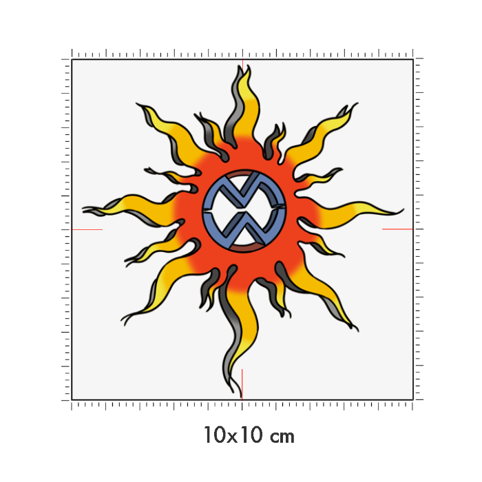 10 x 10 cm