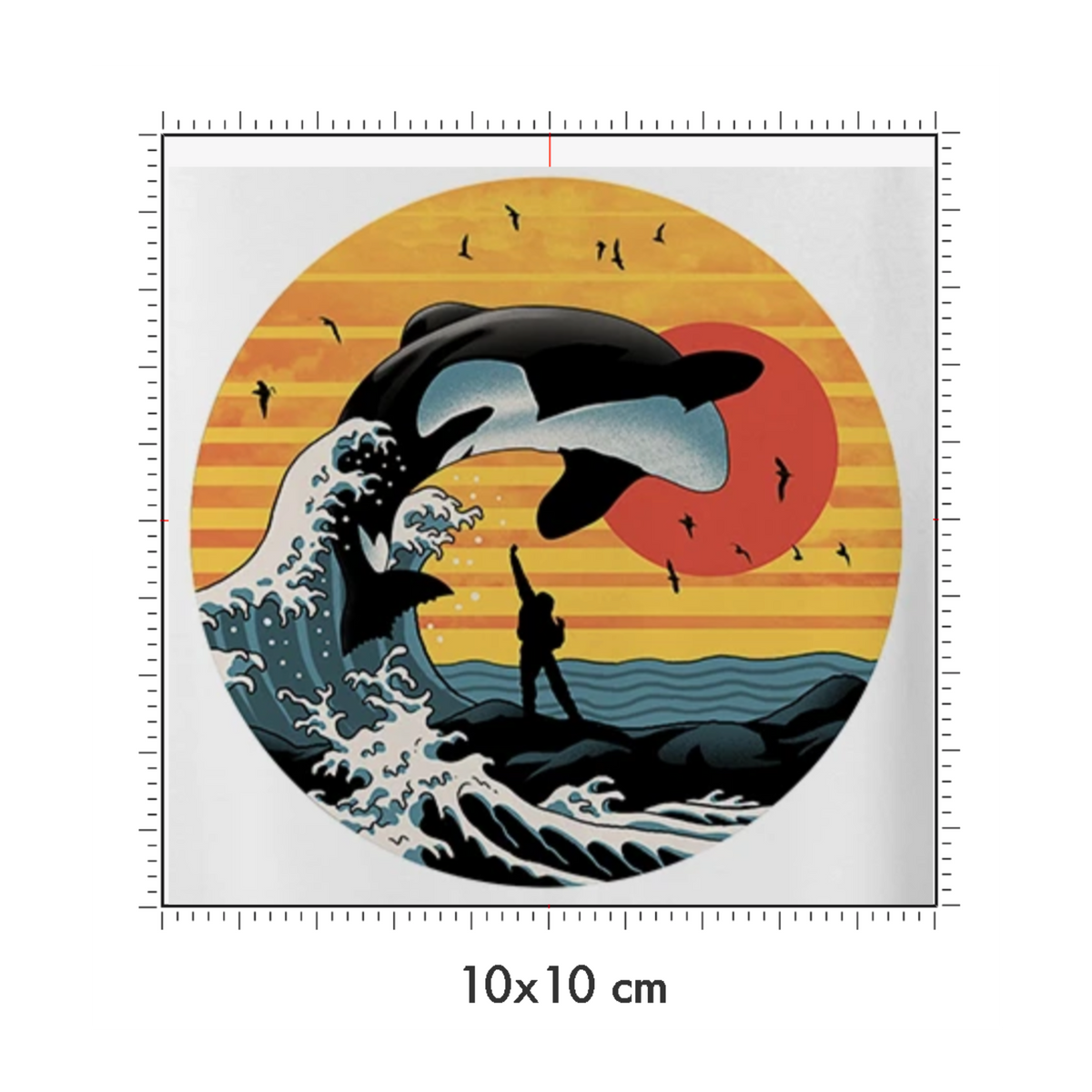 10 x 10 cm