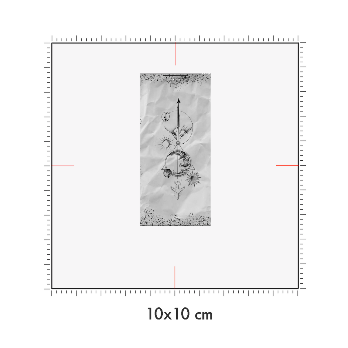 10 x 10 cm