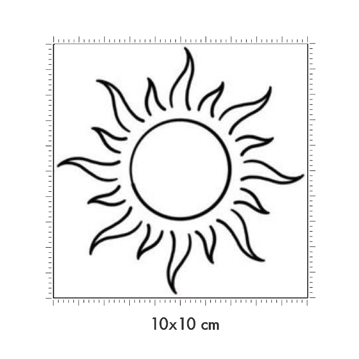 10 x 10 cm