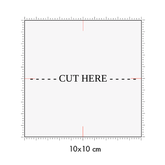 10 x 10 cm