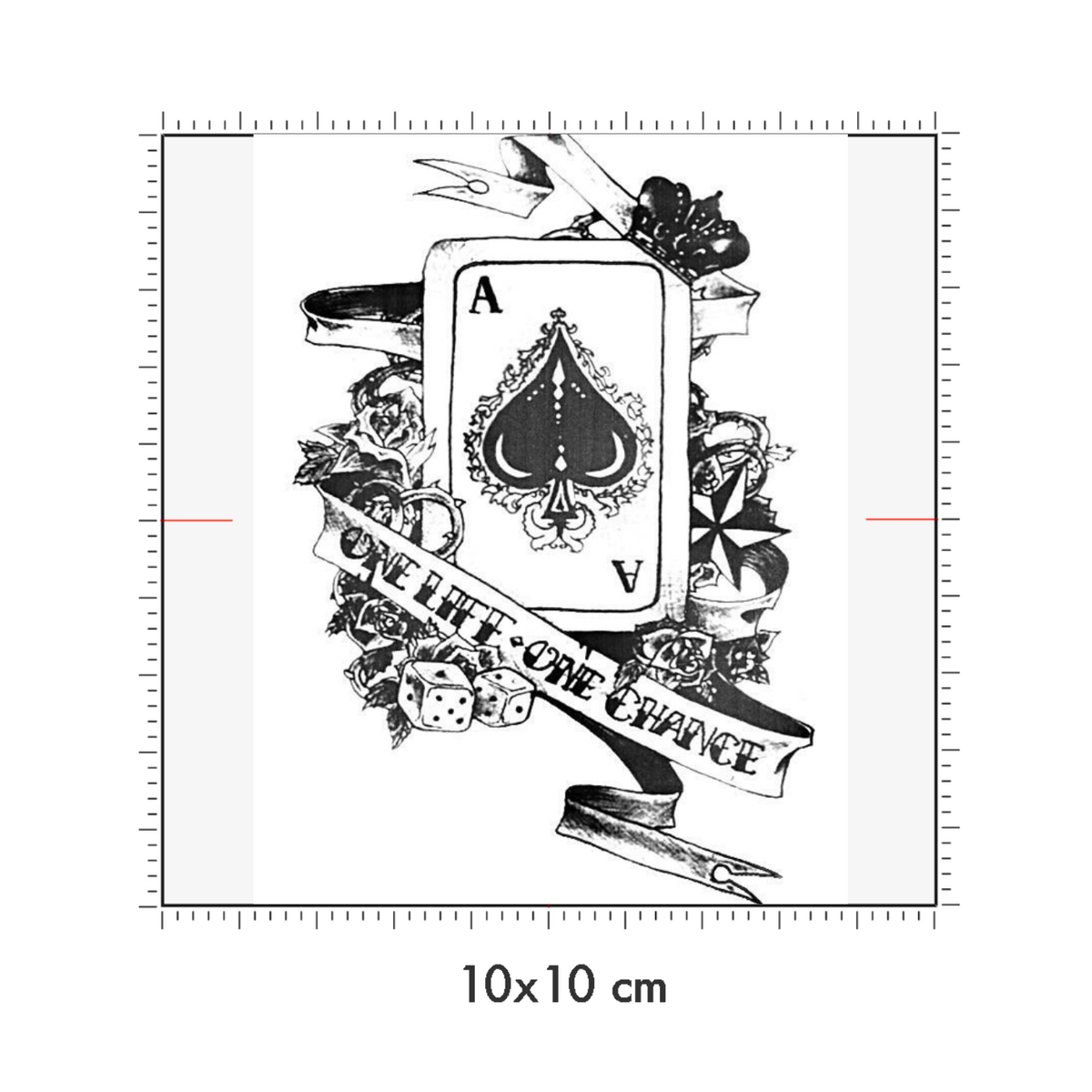 10 x 10 cm