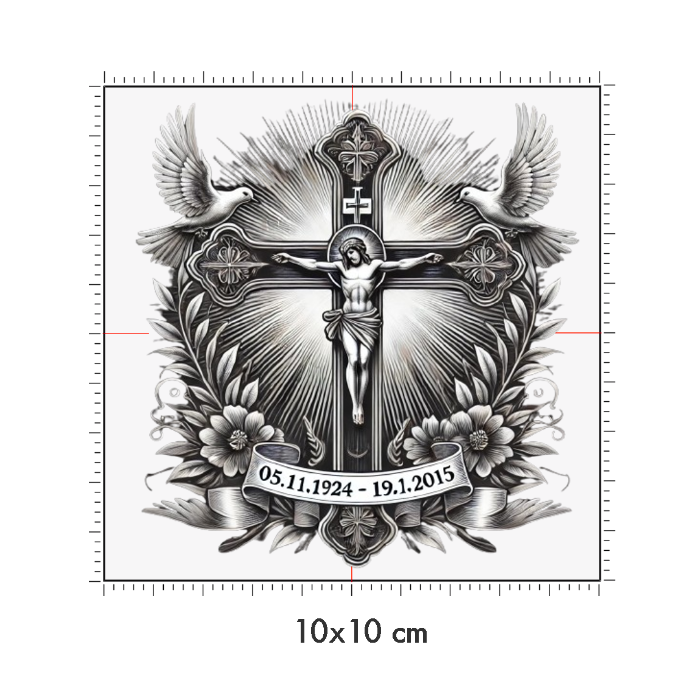 10 x 10 cm