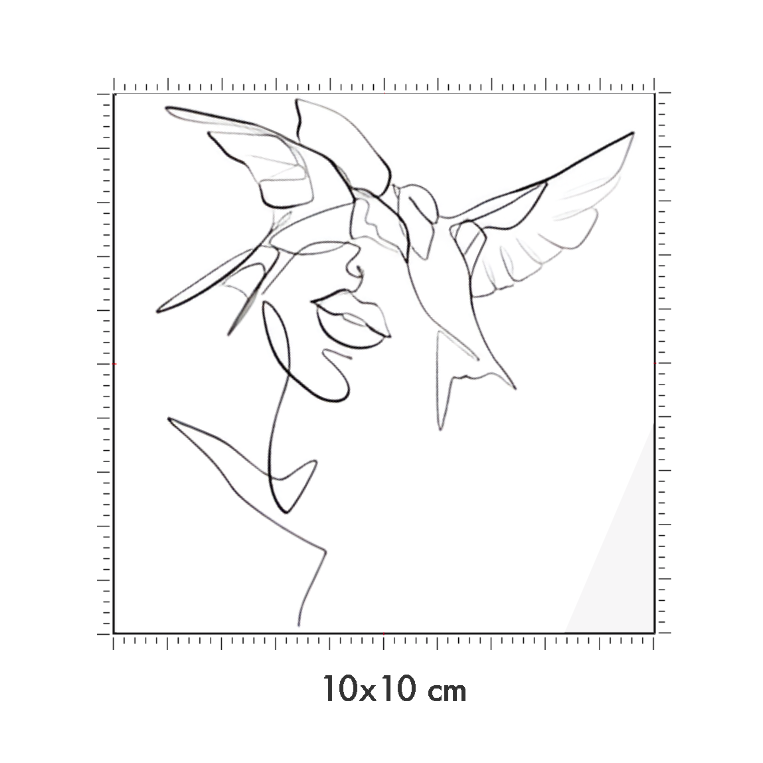 10 x 10 cm