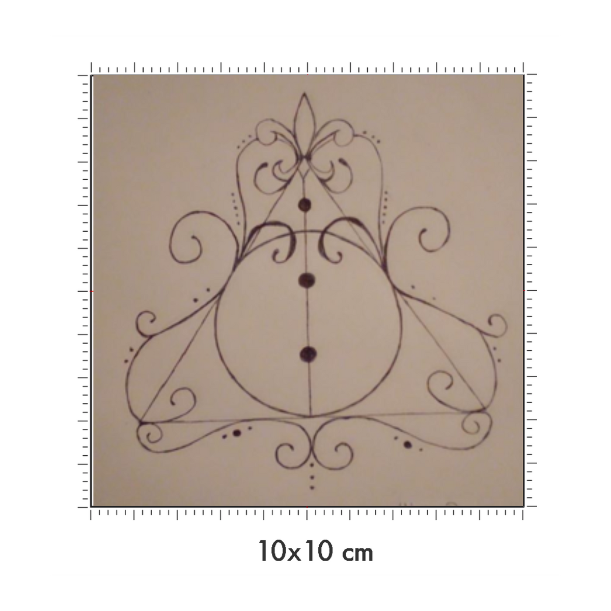 10 x 10 cm