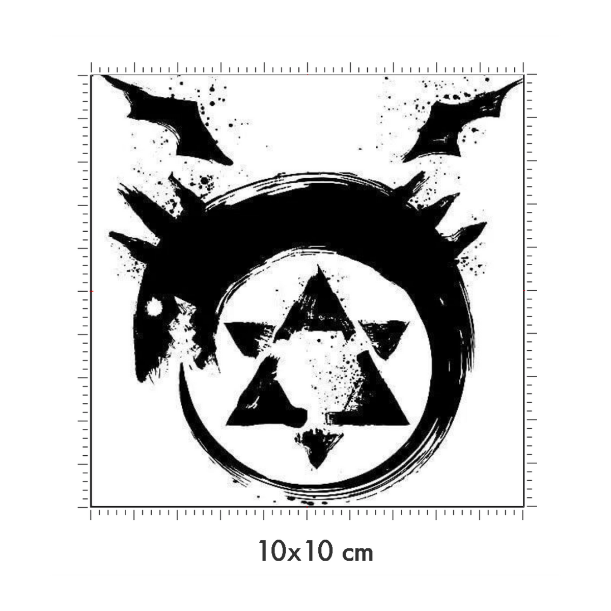 10 x 10 cm