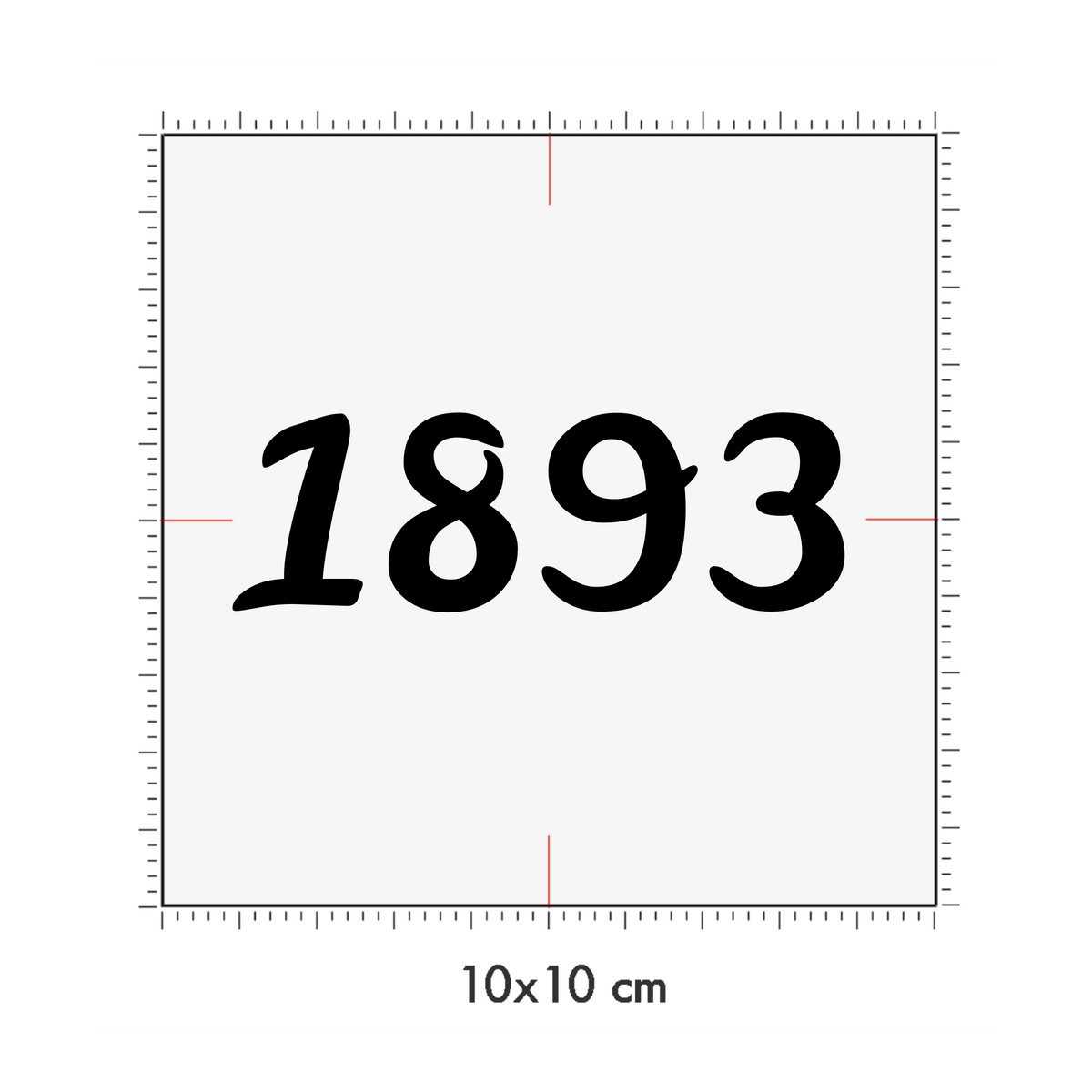 10 x 10 cm