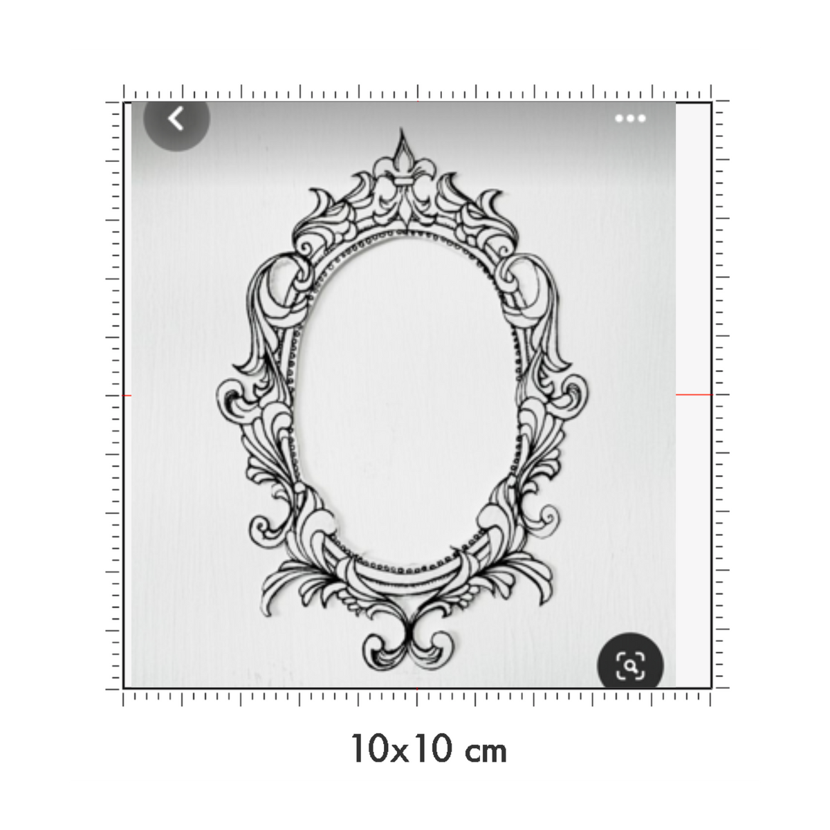 10 x 10 cm