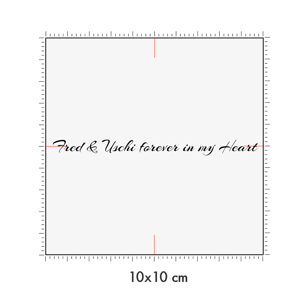 10 x 10 cm