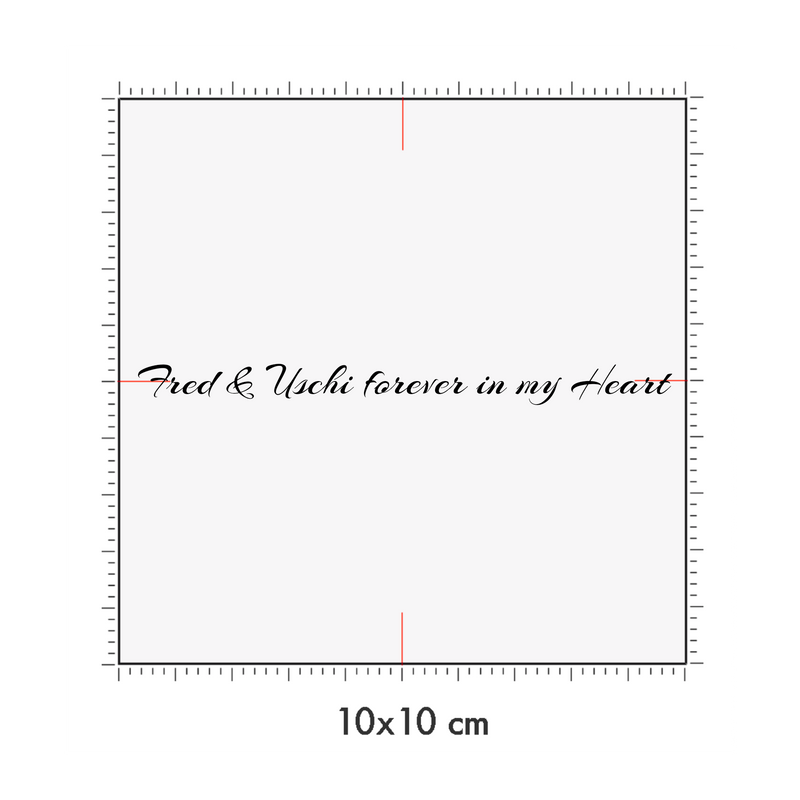 10 x 10 cm