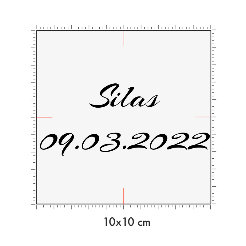 10 x 10 cm