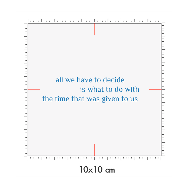10 x 10 cm