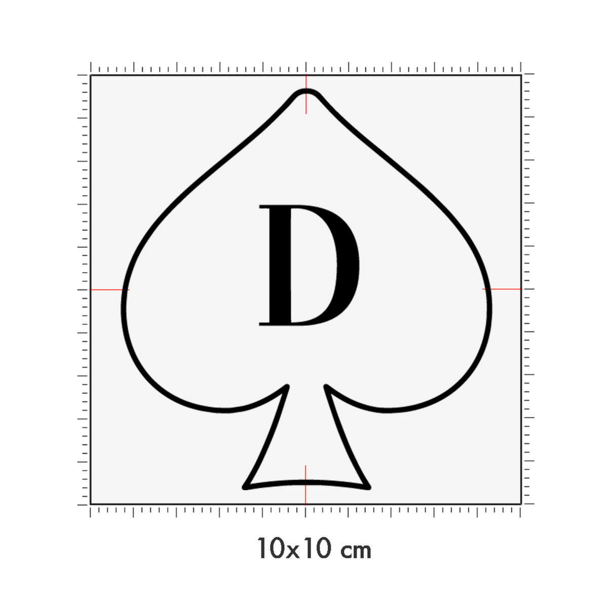 10 x 10 cm