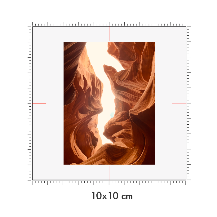 10 x 10 cm