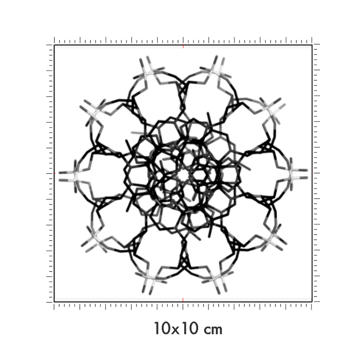 10 x 10 cm