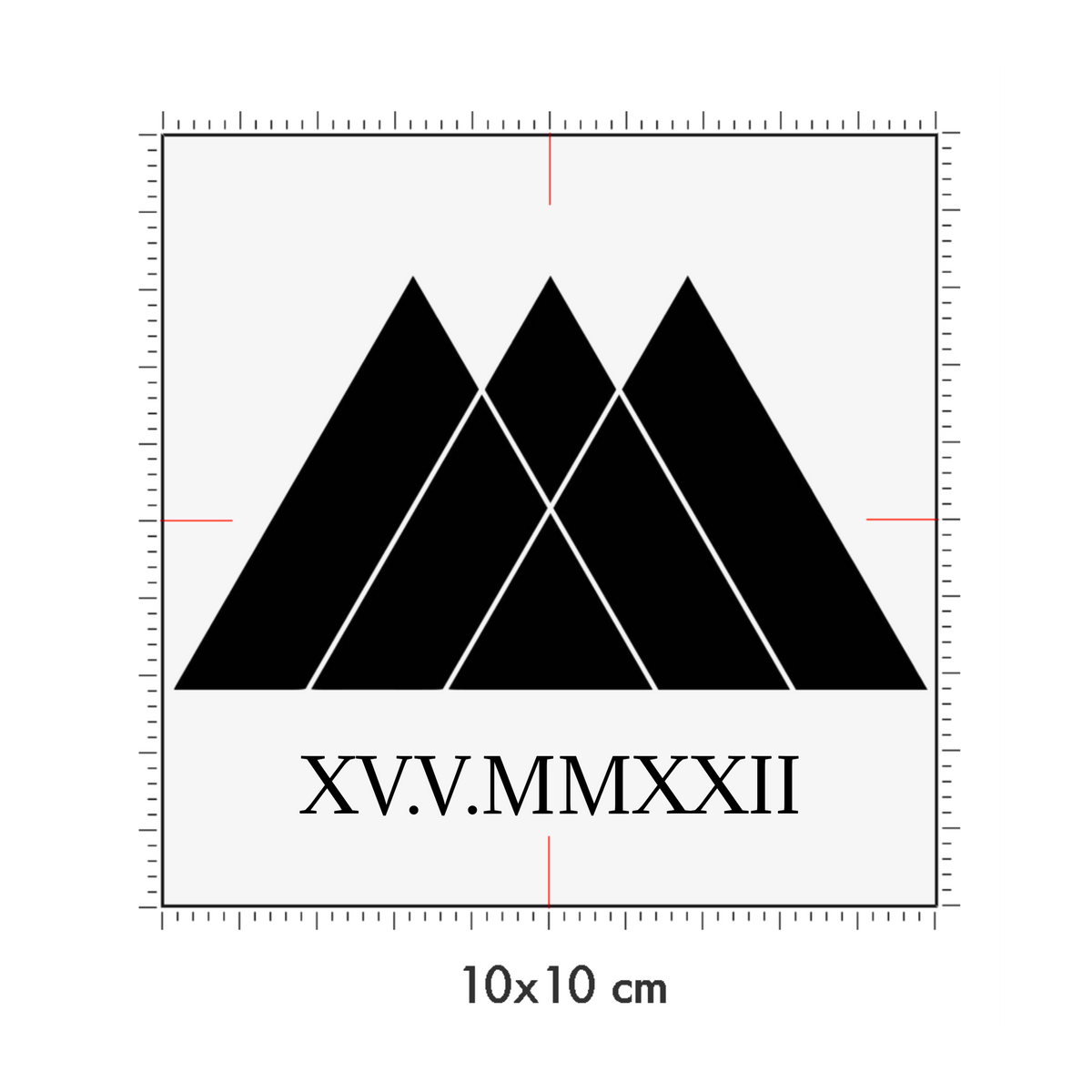 10 x 10 cm