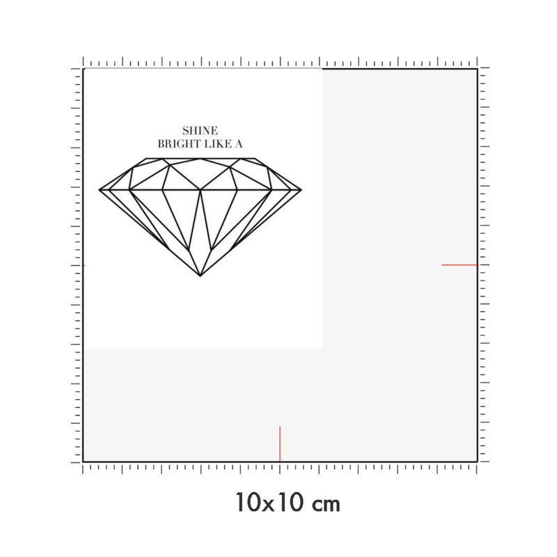 10 x 10 cm