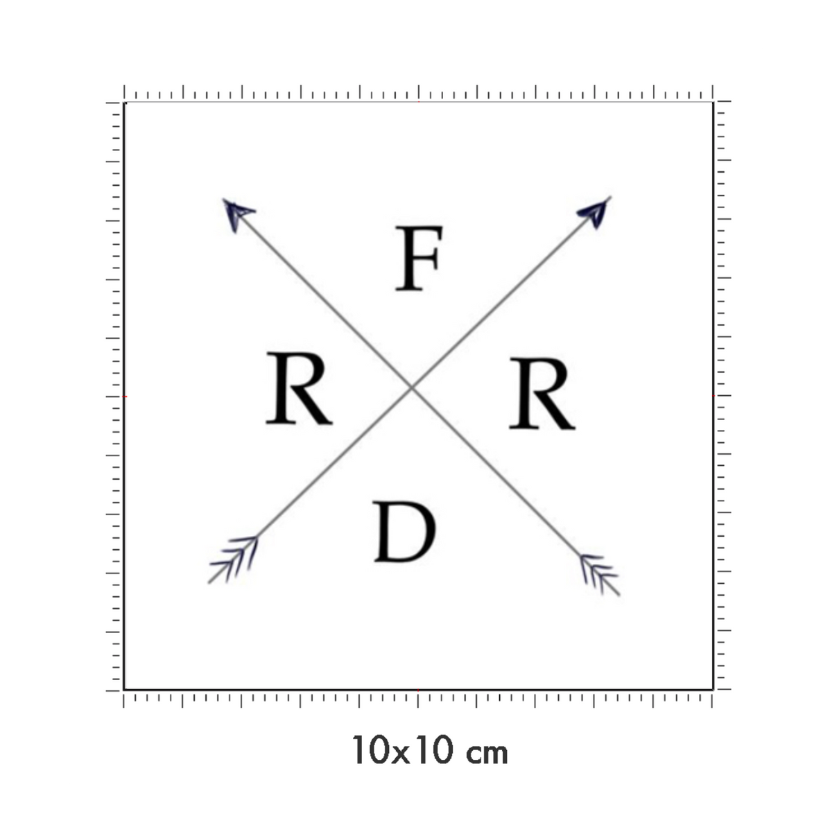 10 x 10 cm