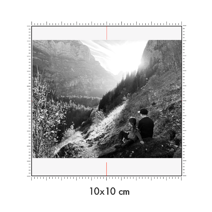 10 x 10 cm