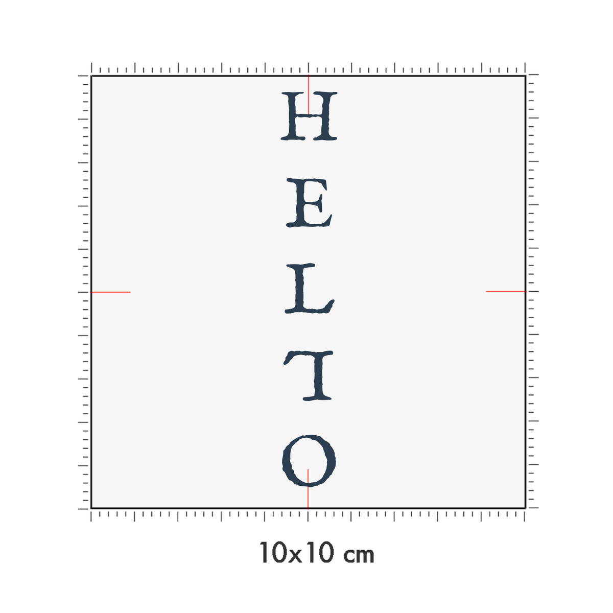 10 x 10 cm