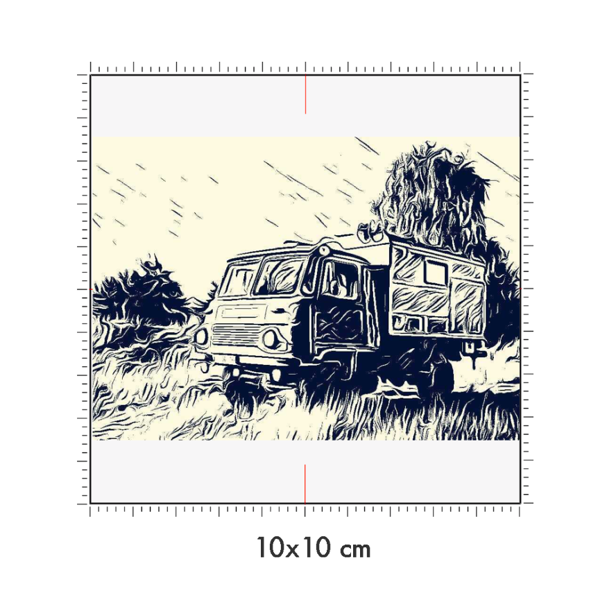 10 x 10 cm