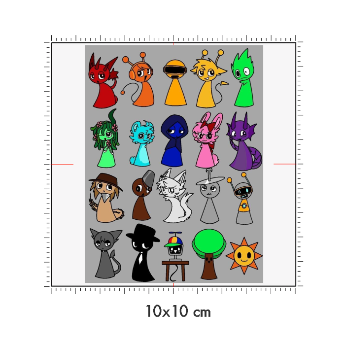 10 x 10 cm