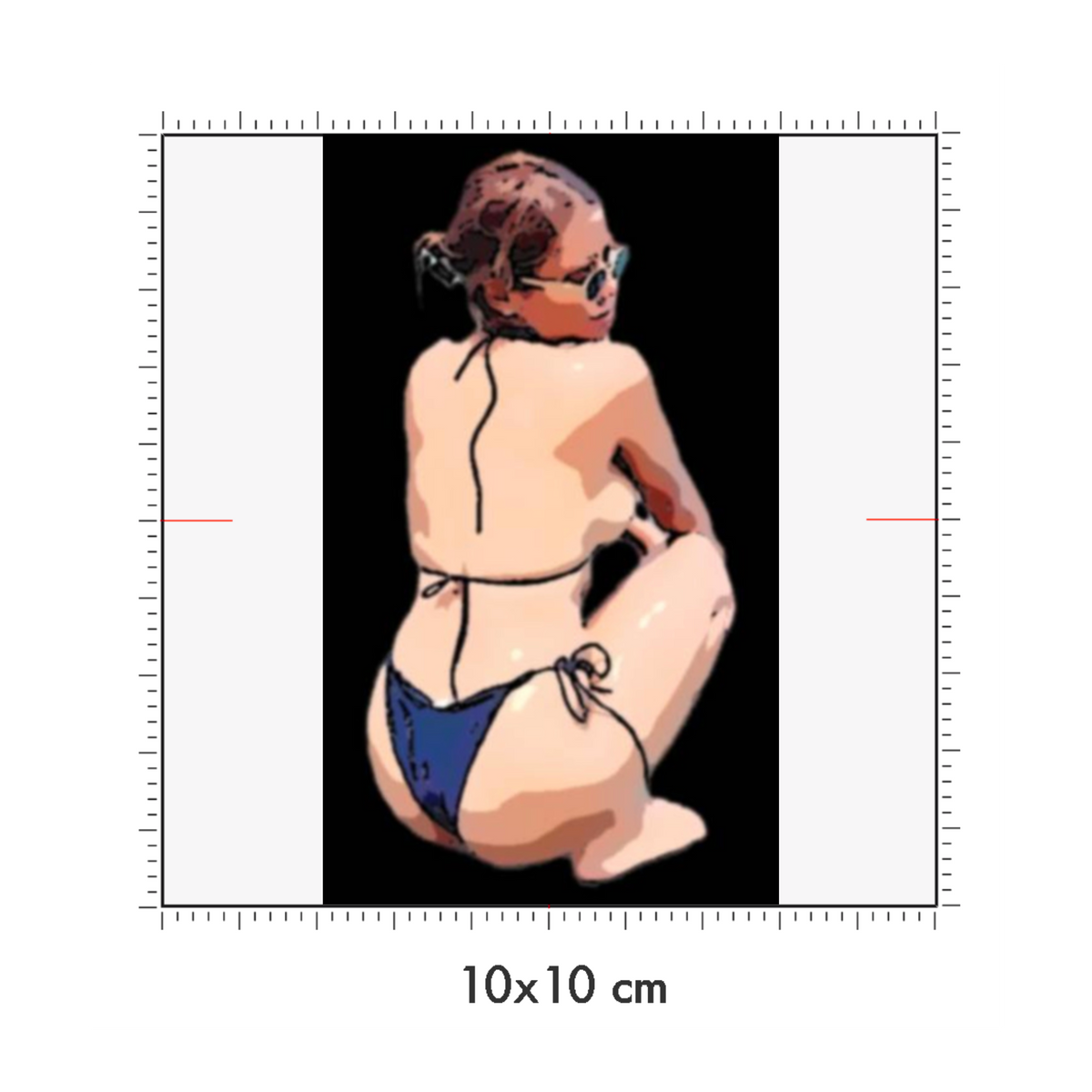 10 x 10 cm