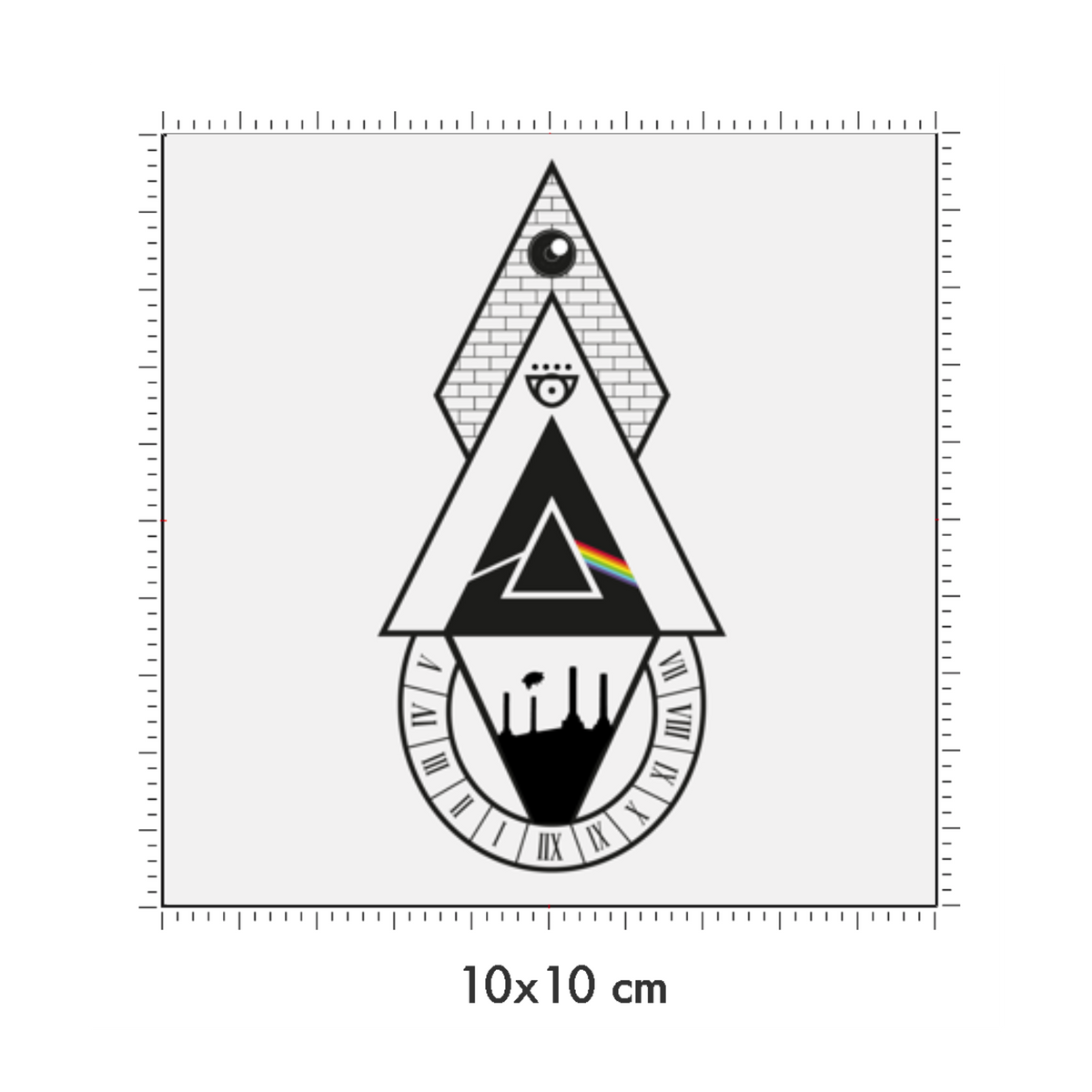10 x 10 cm