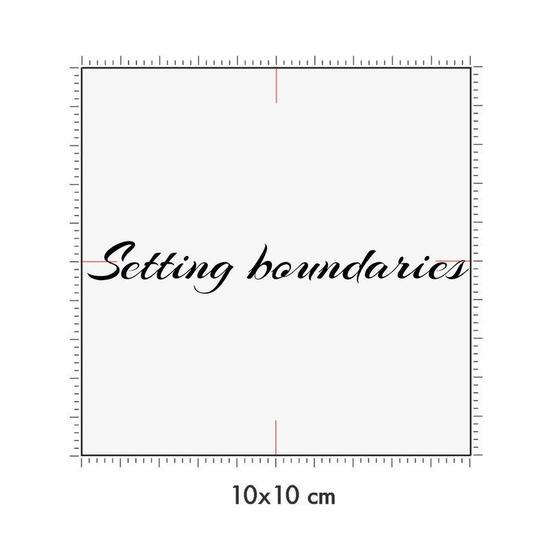 10 x 10 cm